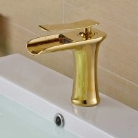 Altın Kaplama Lavabo Armatürü