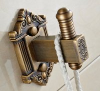 Eskitme Kaplama Banyo İkili Askılık