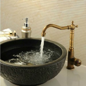 Antik Çanak Lavabo Banyo Bataryası